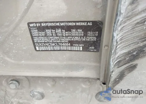 2012 BMW X5 xDrive35I/xDrive35I Premium/xDrive35I Sport Activity из США, поврежденный, VIN 5UXZV4C54CL764684